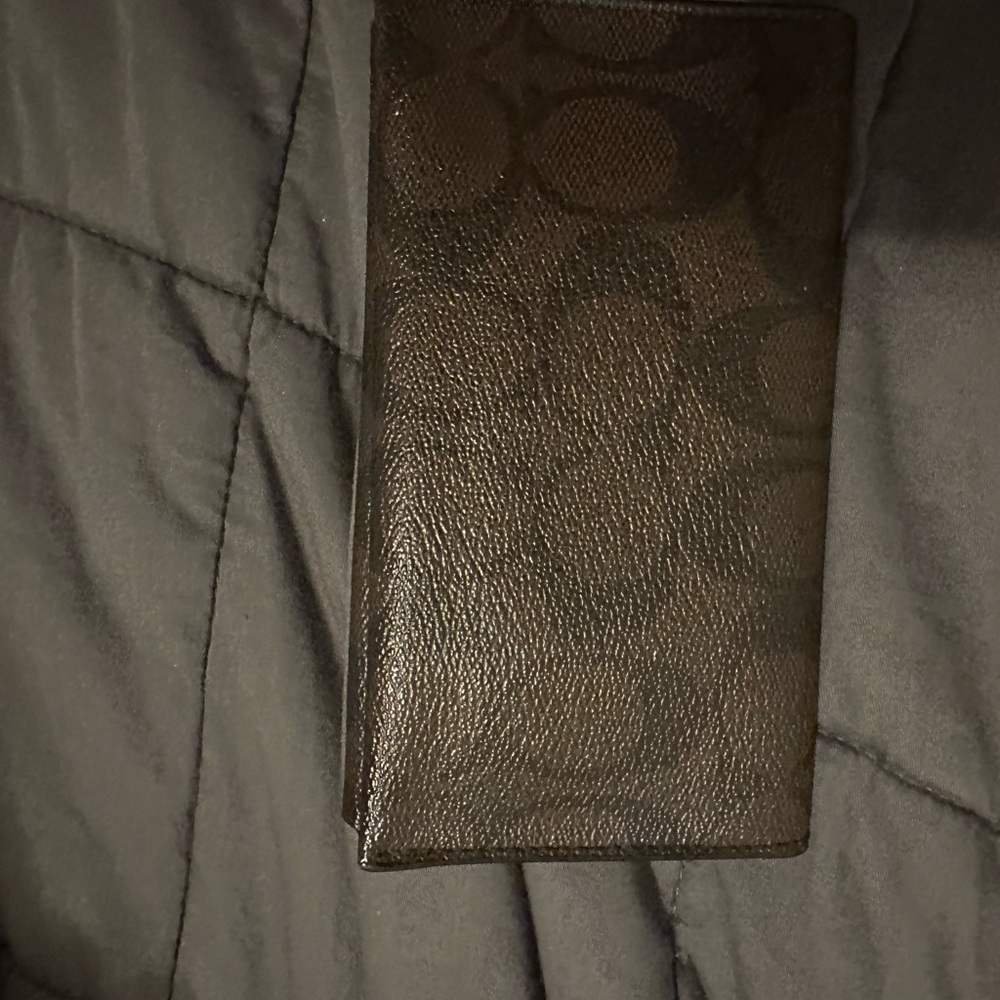 Coach Dark Patterned Wallet